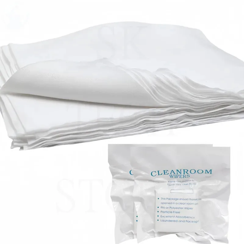 100 قطعة/الوحدة مكافحة ساكنة غرف الأبحاث مساحات الغبار خالية مسح القماش شاشة الهاتف اللوحة الأجزاء الإلكترونية تنظيف الملابس ممسحة