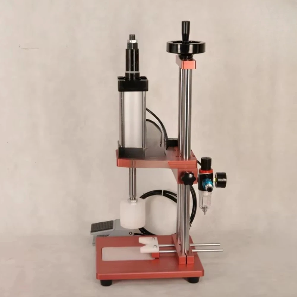 Semi-automatic bottle cap pressing machine Pneumatic pressure perfume bottle capping machine