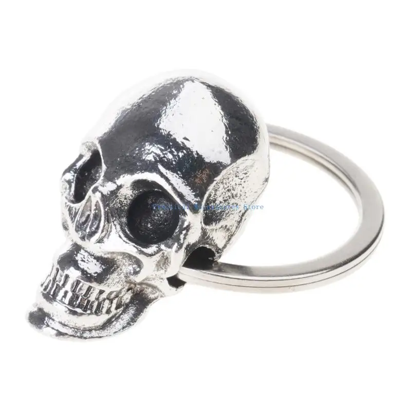 

U75E Trend Devil Skull Decorative Car Lightweight Keychain Car Ornament for Vehicles Perfect for Youthful