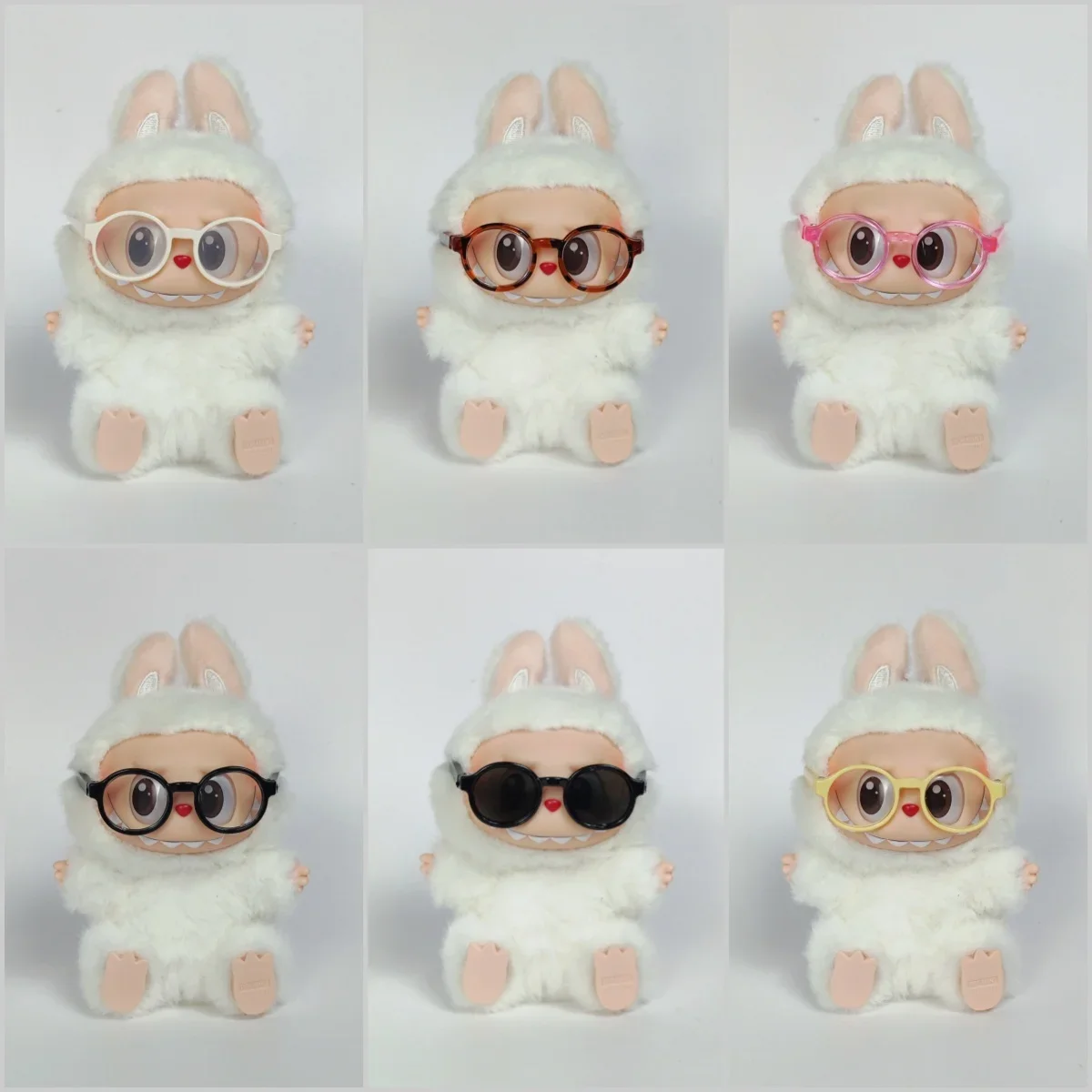 Clothes for Labubu  Generation Blind Box Keychain - Glasses Series Accessories
