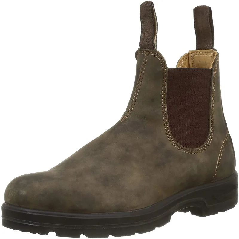 

Men's Chelsea Boots British Style Mens Work Boots Luxury Retro Slip-on Oxford Boot 2024 Couple Platform Shoes Botas Para Hombre