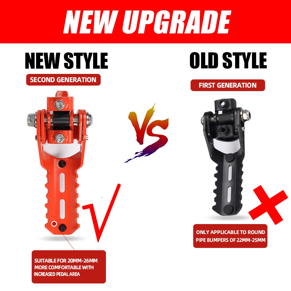 Motorcycle Accessories Front Foot Pegs Rest Footrests Clamps For Triumph TIGER EXPLORER 1200 TIGER1200 GT XC XCX XCA XR XRX XRT view 3