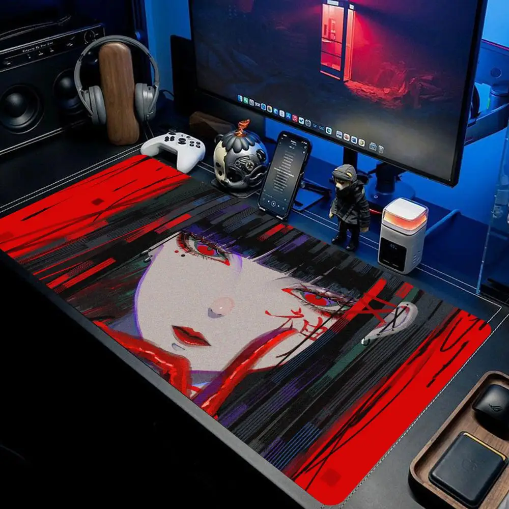 

Gaming Mousepad Anime Girl Mouse Pad Pc Accessories Keyboard Mat Rubber Anti slip Deskmat Household Desk Protector Mats XAXC