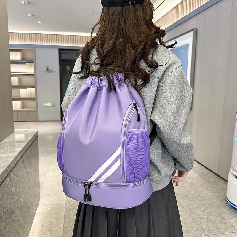 SEYATULLH Sport Sporttasche Rucksack Frauen Camping Große Fußball Basketball Große Fitness Schuhe Schule Taschen Weibliche Wochenende Reise Rucksäcke 4
