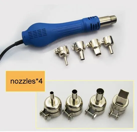 909D Upgrade Saike 909D+ 3 In 1 Hot Air Gun Rework Station Soldering Station Dc Power Supply 220V Or 110V