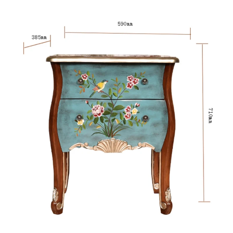 Mesita De Noche clásica De mediados De siglo, mesita De Noche De lujo Premium Vintage, almacenamiento, Mesitas De Noche De moda, muebles De dormitorio