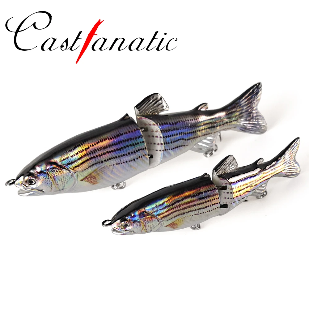 Castfanatic 66/23g 2-Abschnitt Tiefe Meer Angeln Locken Swimbaits Elritze Künstliche Harten Köder Für Karpfen Angehen hecht Trolling Große Spiel