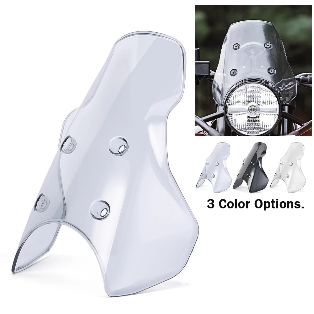 

Motorcycle Wind Deflector Windscreen Windshield For Royal Enfield Himalayan 450 2024 2025 2026