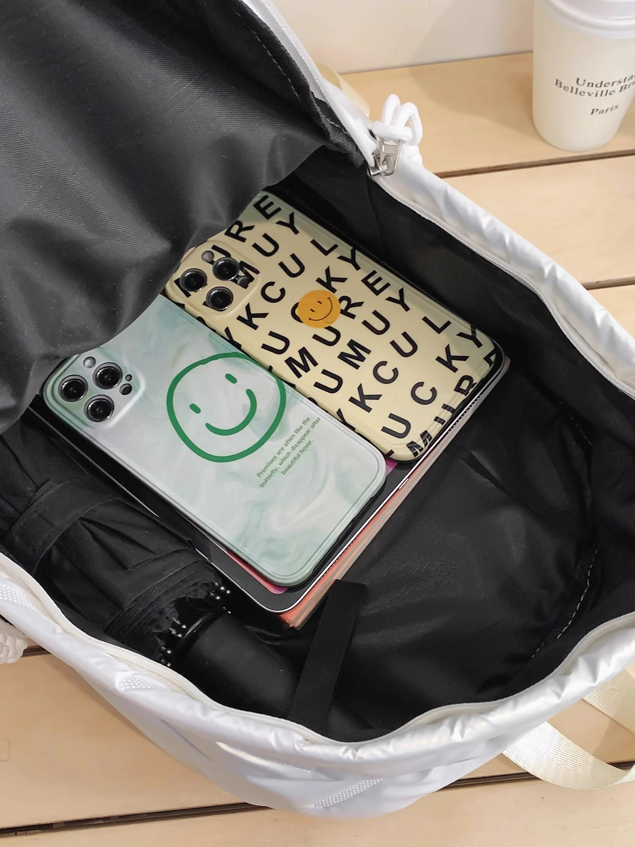 Casual Large Capaci Women's Bapa Korean Sle down Bag Travel Commuting School Bag Cuter Bag Lightweight Waterproof