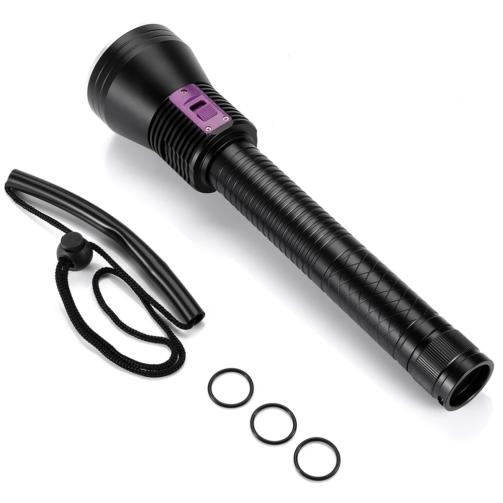 جديد عالية الطاقة 3xXHP70 LED ضوء قوي الغوص مصباح يدوي IP68 المهنية غواص في الهواء الطلق شاطئ البحر مصباح الصيد مدعوم بواسطة 26650