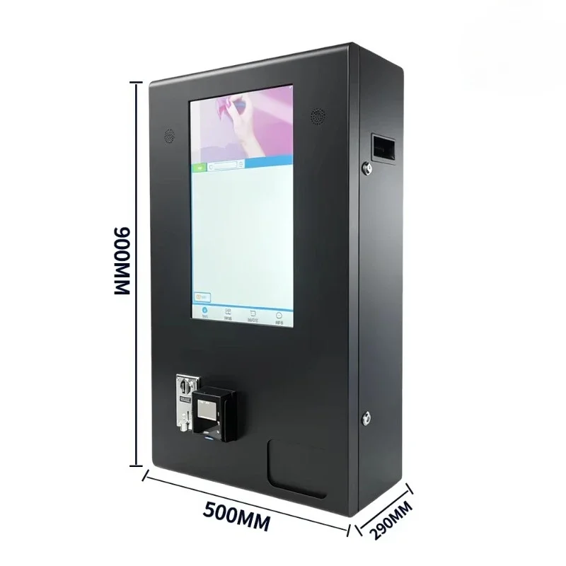 QR Code Mini Vending Machine Small Smart Cashless Payment Snack Drink Commercial Touch Screen
