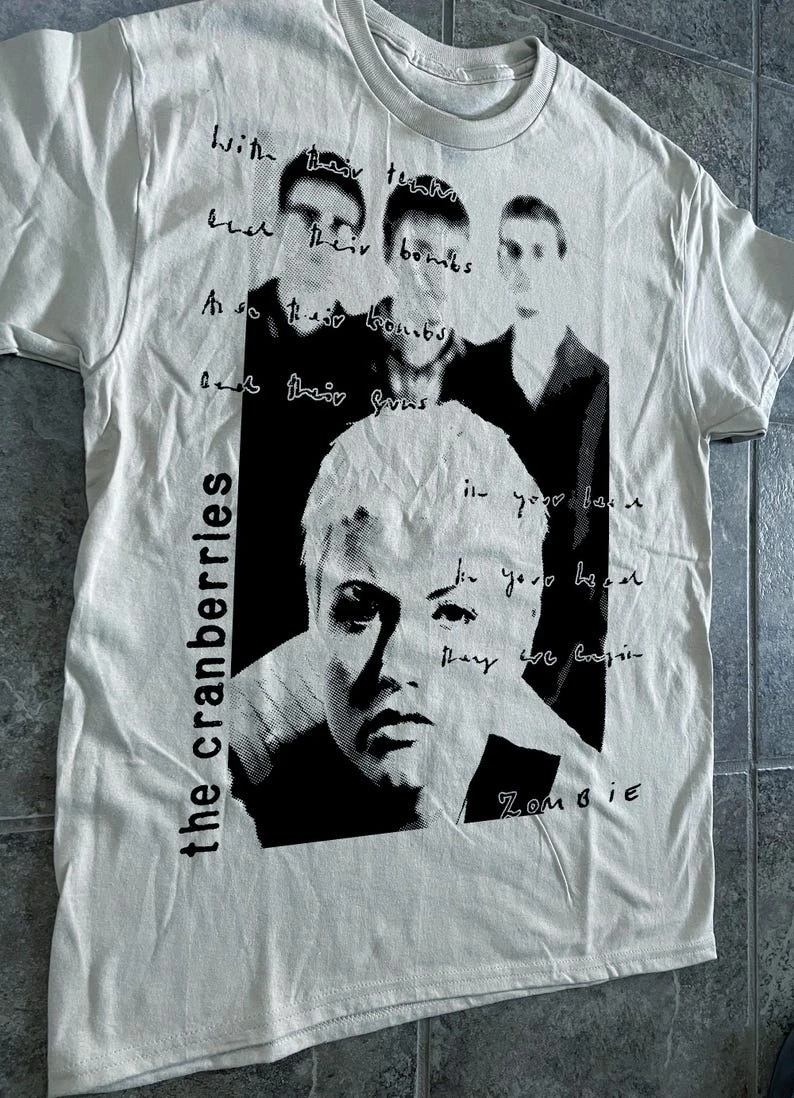 The Cranberries 90s Design Basic Style T-Shirt Retro Natural Aesthetic Streetwear Casual Tee Men Women Harajuku T2K Tee Tops