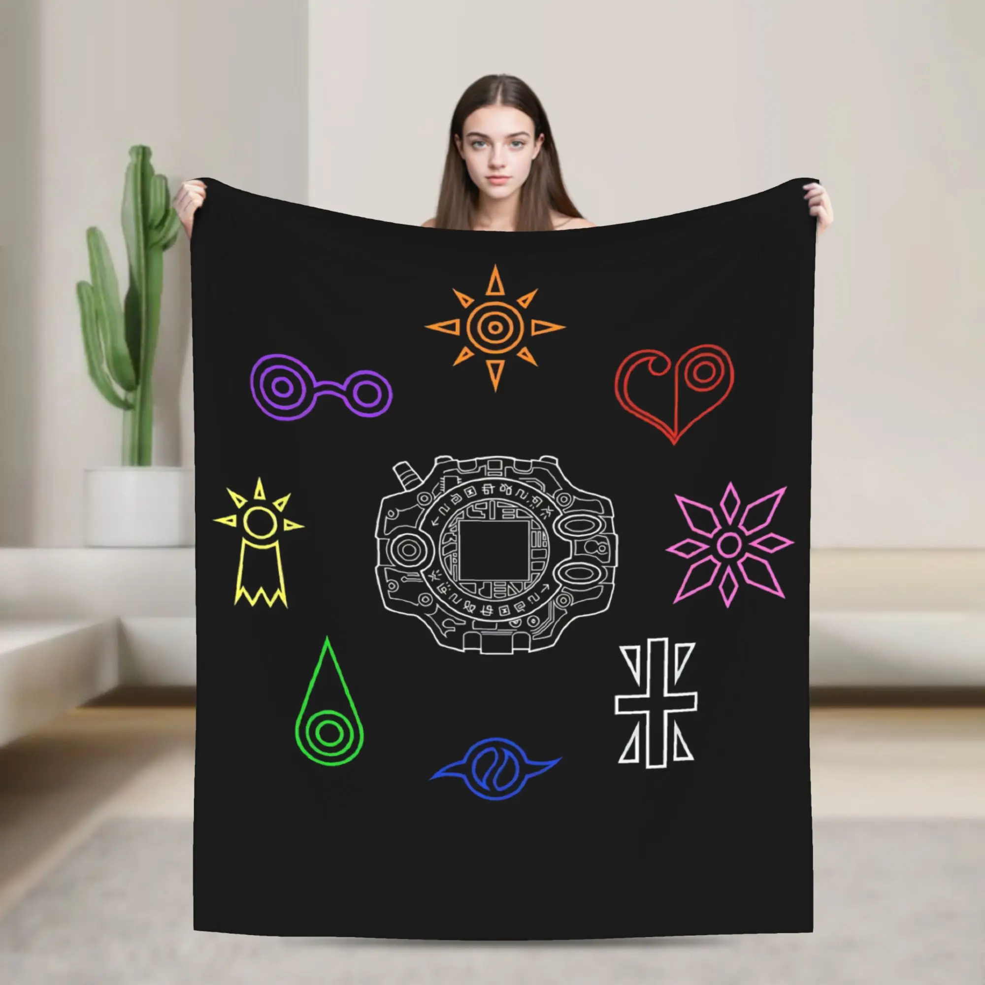 Anime Digimon Adventure Blankets Quality Super Warm  Throw Blanket Winter Girls Boys Bedroom Fashion Bedspread