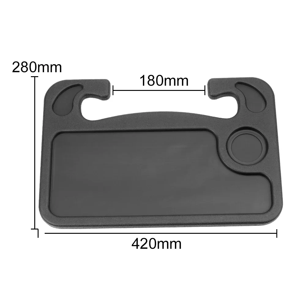 Car Desk Bracket Steering Wheel Car Laptop Desk Installation Platform Meal Work Car Beverage Food Coffee Supplies Bracket Tray