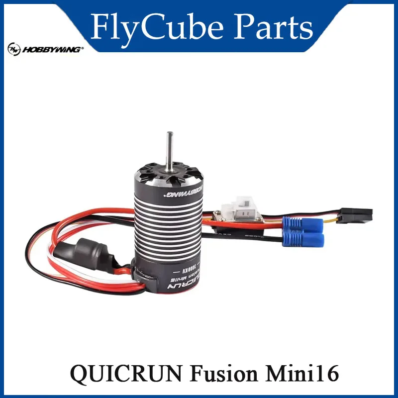 

HOBBYWING QUICRUN Fusion Mini16 30A 3000KV Brushless Sensored Waterproof Motor ESC 2-IN-1 Machine for 1/16 1/18 RC Car Crawler