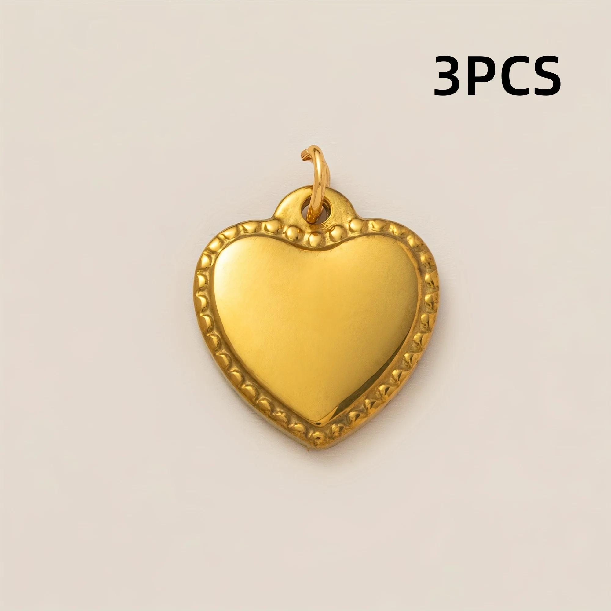 3 Stück Modische Neue Stilvolle Schleifen-Perlen-Hundepfoten-Liebes-DIY-Anhänger-Charms für Schmuck – Detail 6