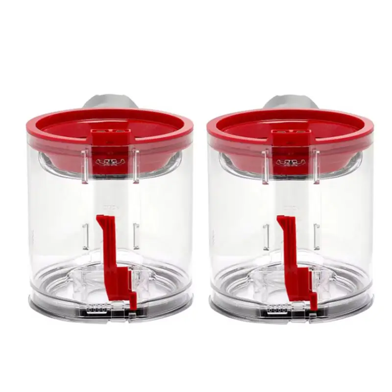 AEE4-For Dyson V7 / V8 / SV10 / SV11 Upgraded Dust Bin Vacuum Cleaners Large Bin Vacuum Dust Bucket Accessories 2Pcs