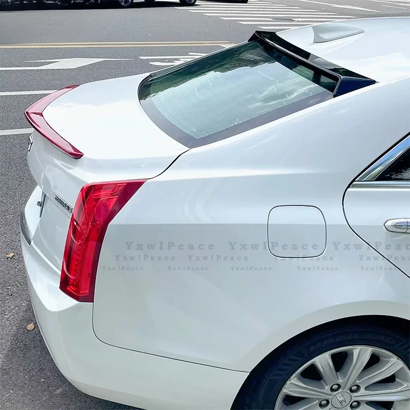 For Cadillac ATS Sedan 4 Door 2015 2016 2017 2018 2019 ABS Plastic Rear Window Roof Spoiler Body Kit Accessories