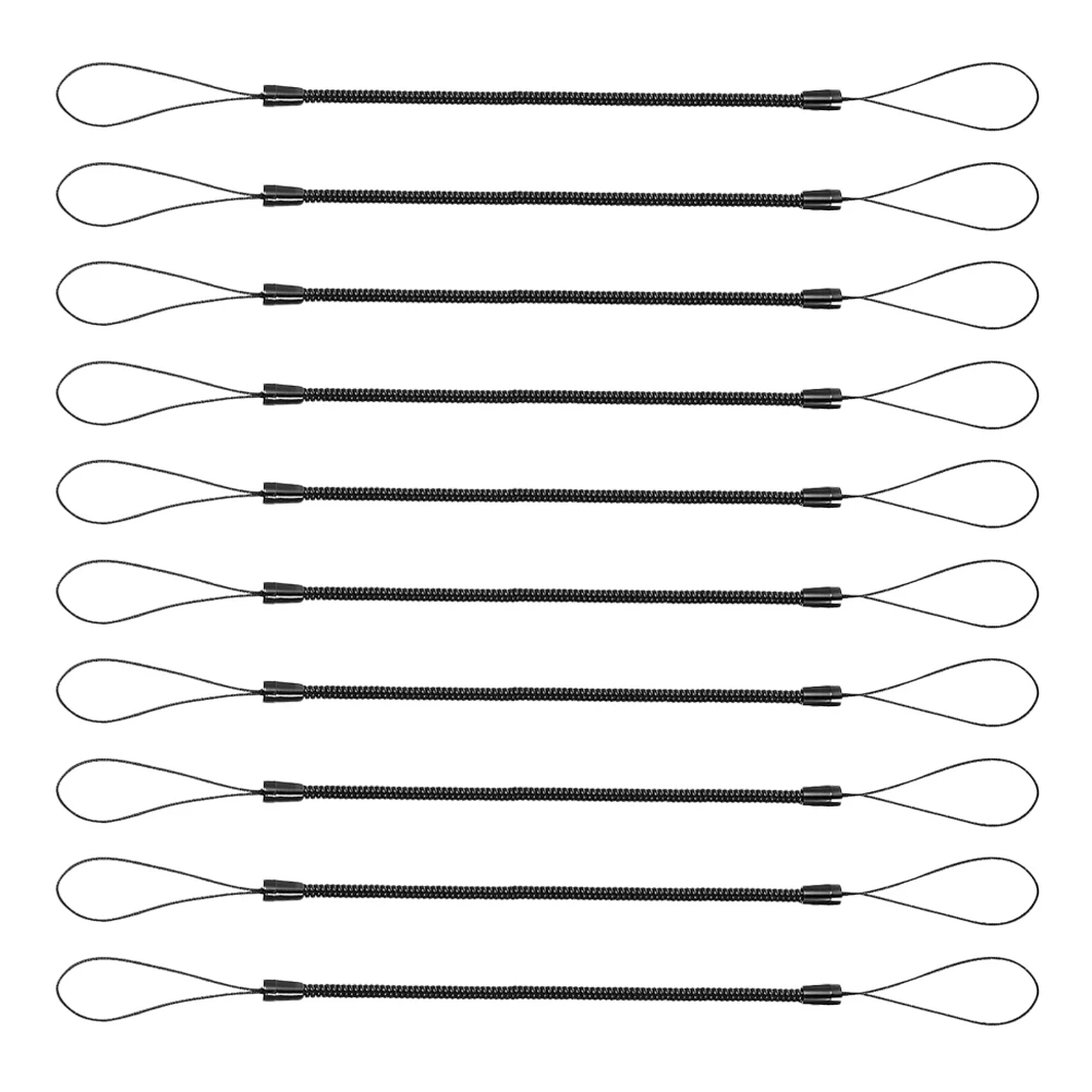 

10 Pcs Stylus Spring Cord Diving Anti Lost Lanyard Anti-loss Rope Straps for Tablets Elastic Metal Hook Pen Holder Scuba