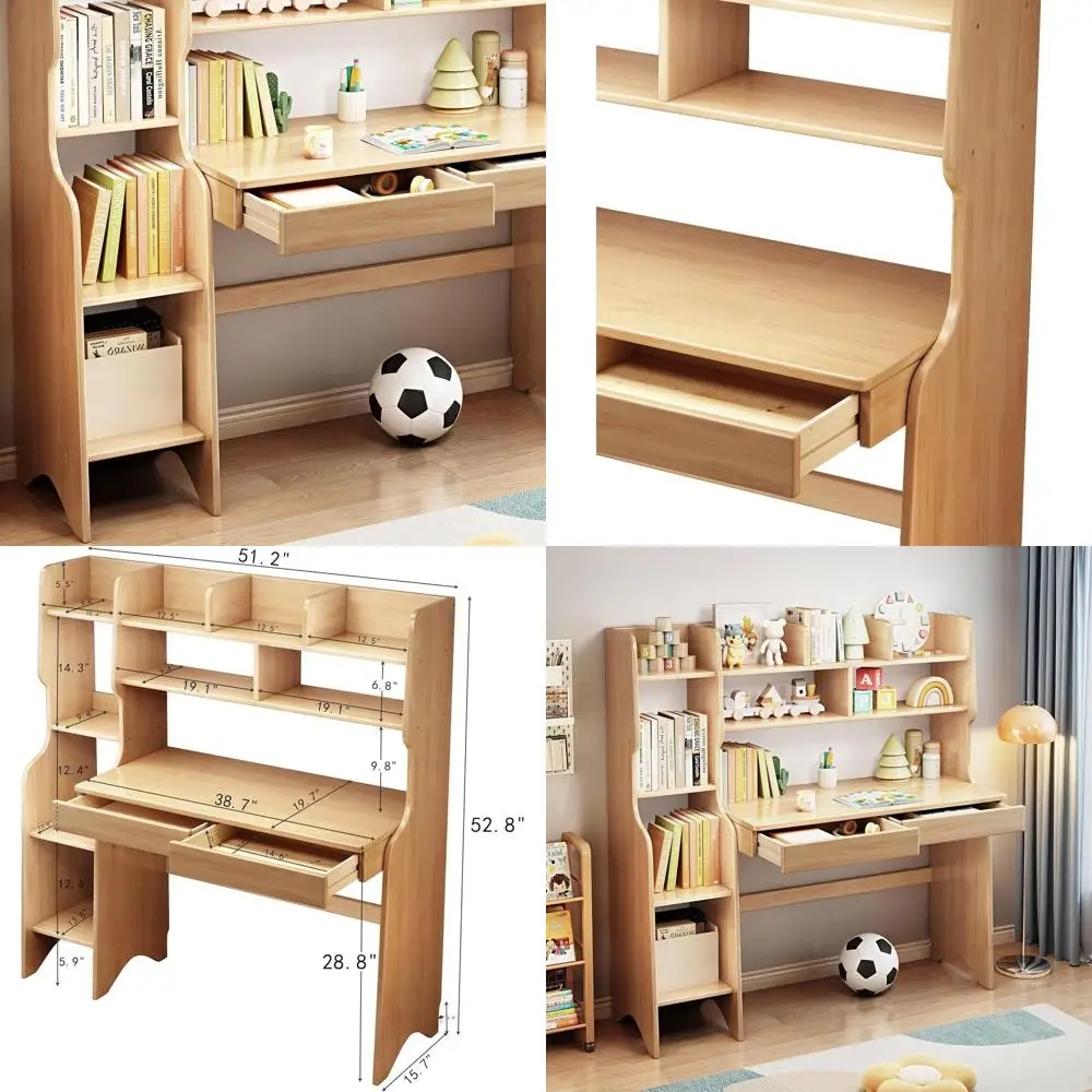 

Детский стол из натурального каучукового дерева: для учебы, работы с мультимедиа и хранения, для обучения и игр