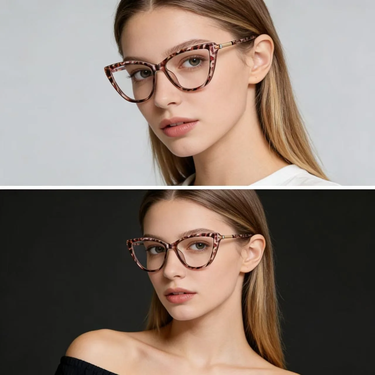 

TR90 Reading Glasses Women Fashion Vintage Anti Blue Light Presbyopic Glasses for Woman Prescription Eyewear 0.25~+6.0
