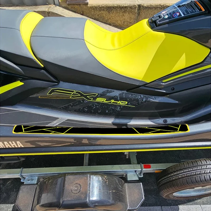 1 Pair Custom PWC Traction Gunnel Pad Non-Slip Jet Ski Side Mat For Yamaha Seadoo Kawasaki Side Pads Custom Boat Accessories