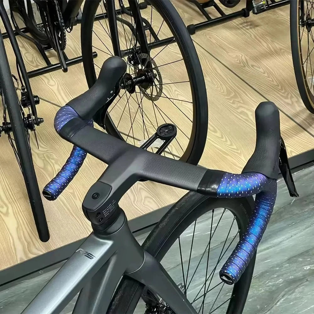 31.8/28.6mm Road Bike Full Carbon Integrated Handlebar All Internal Routing Premium Carbon Fiber Bicycle Handlebar