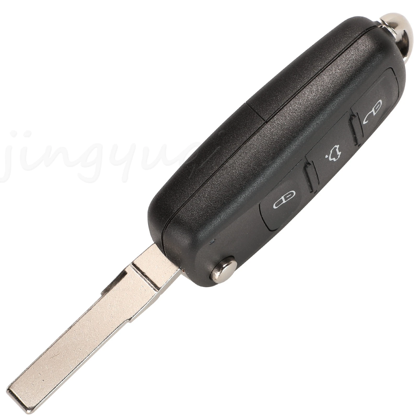 Jingyuqin Keyless go 5K0837202AJ 3 przyciski zdalny klucz do VW Caddy Eos Golf Jetta Beetle Polo Tiguan Touran