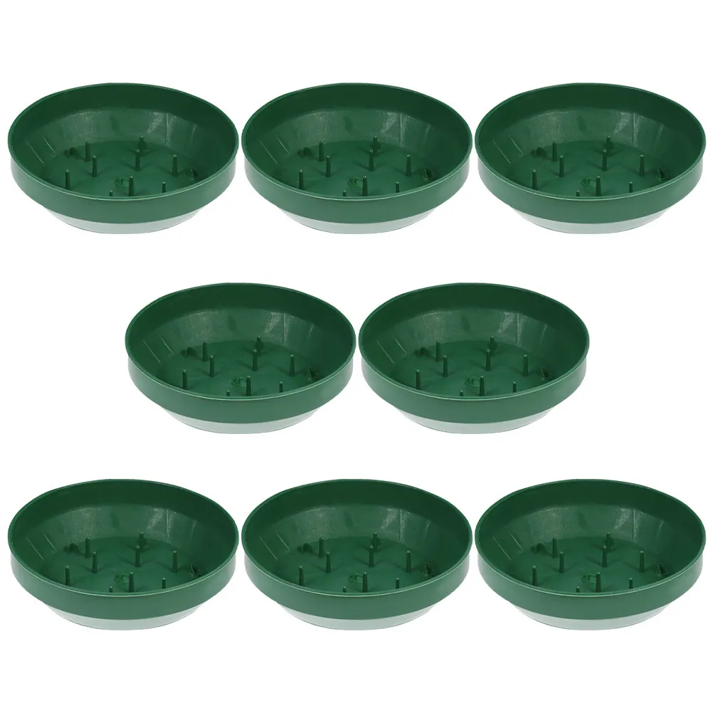 8 Pièces Outil de Fixation pour Composition Florale, Base de Support, Fournitures Florales, Plateaux et Bols pour Fleuristes