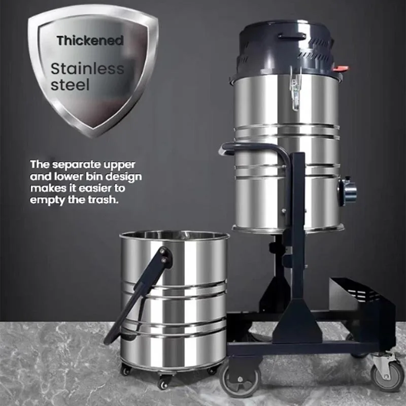 Cordless Industrial Dust Collector Powerful Suction Rechargeable Battery Vacuum Cleaner for Factory Floor Cleaning Customized