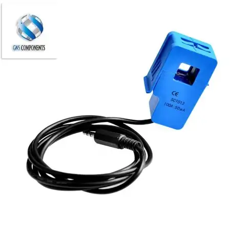 Transformateur de courant ouvert-fermé SCT-013 0-100A, 5 pièces/lot, capteur de courant AC Non invasif, transformateur de courant à noyau divisé