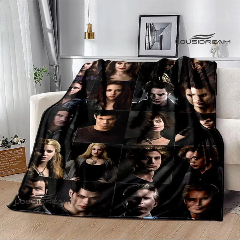 The Twilight Saga Printing Blanket Fashion Warm BlanketFramine Soft And Comfortable Home Travel Born Blanket Birthday Gift