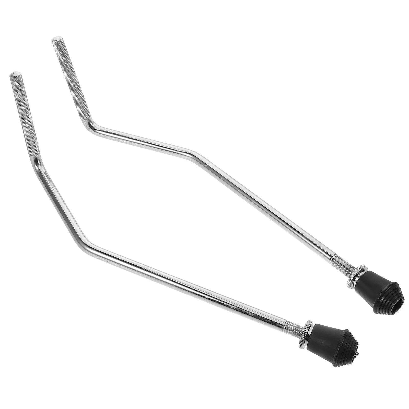 

2pcs Drum Kit Bass Bottom Legs Bracket Feet Part Anti Skid Pedals Regulator Foot Replacement Durable Materials Stable Support