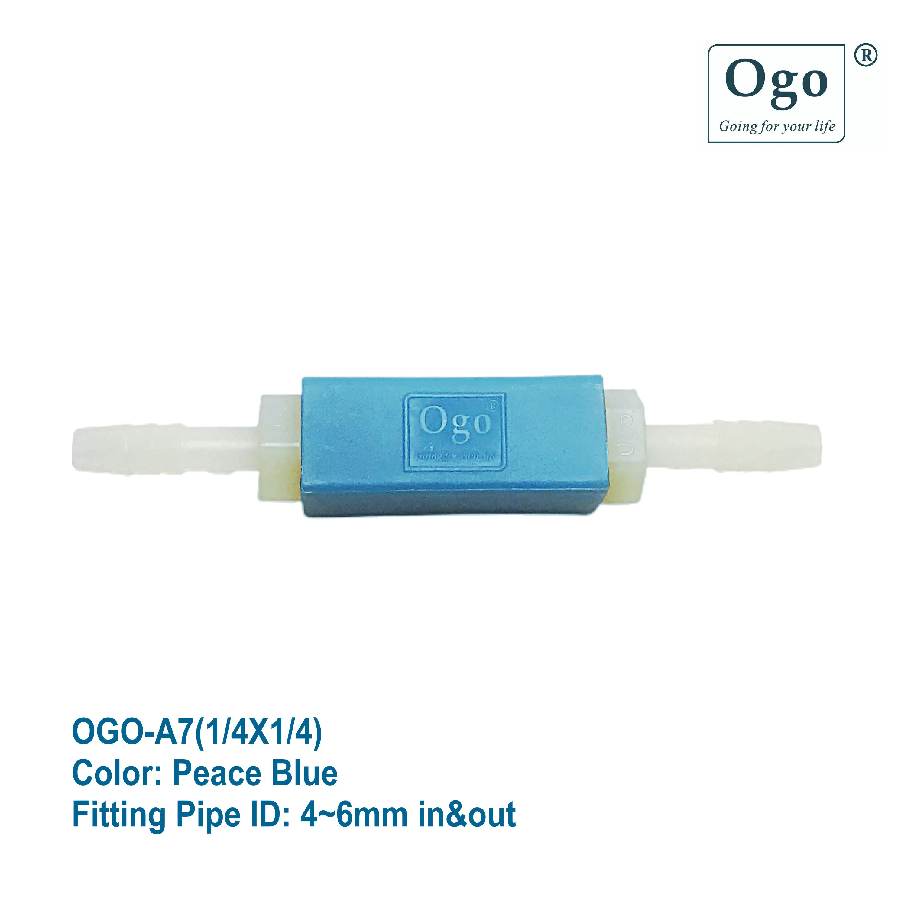 OGO PROFESSIONAL HHO ARRESTOR 1/4X1/4 Peace Blue