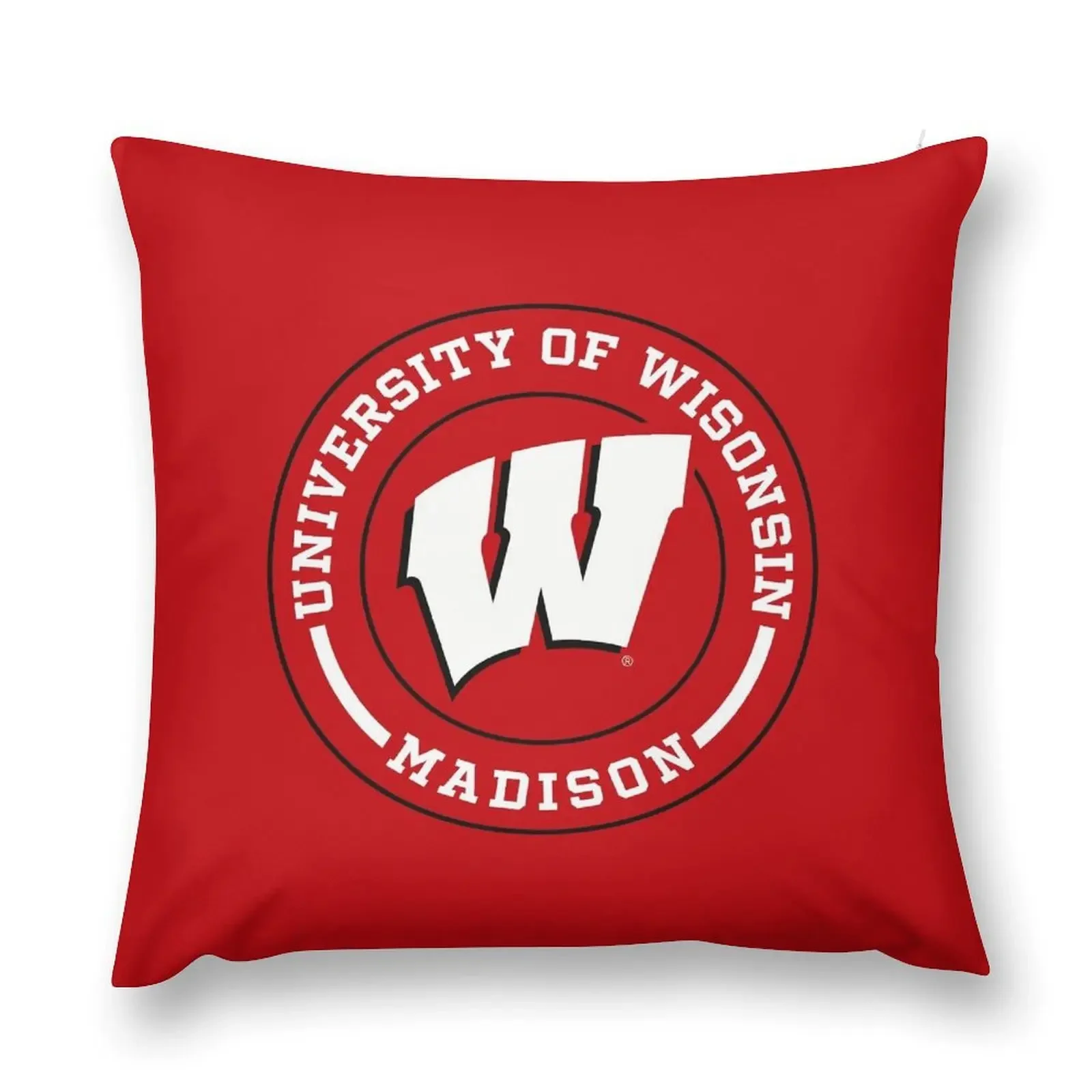 UW-Madison Throw Pillow Decorative Cushions For Luxury Sofa Christmas Covers For Cushions pillow