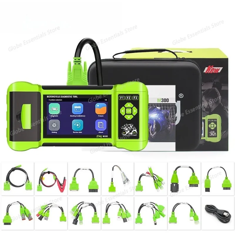 M300 Handheld Motorcycle Diagnostic Tool Moto Scanner Fault Code Read Detection Engine