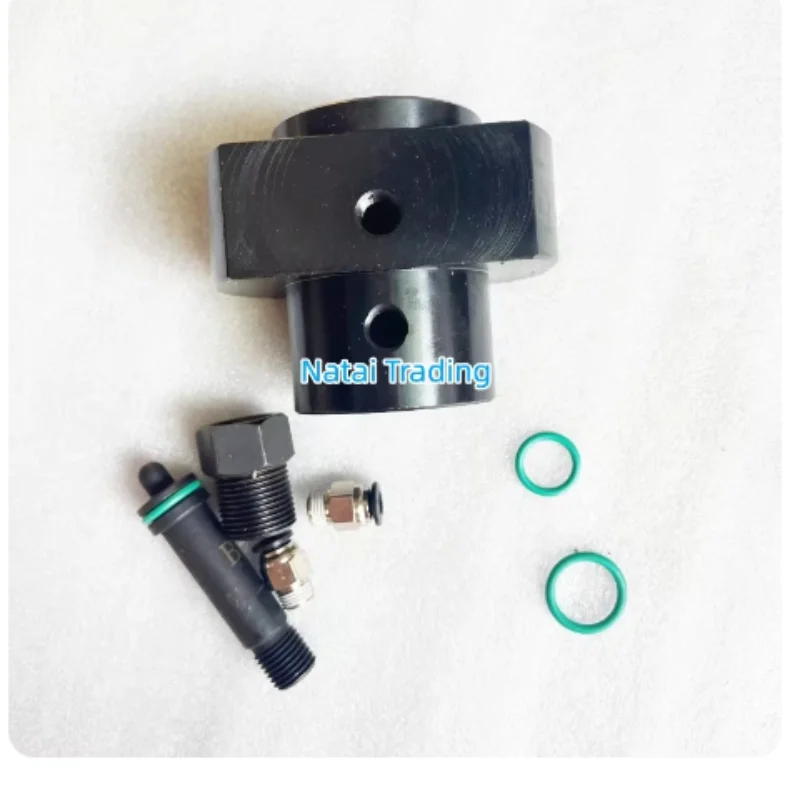 Diesel Common Rail Injector HEUI Oil Return Inlet Clamp Fuel Nozzle Fixture Repair Tool For CAT 336E 456-3493/3544