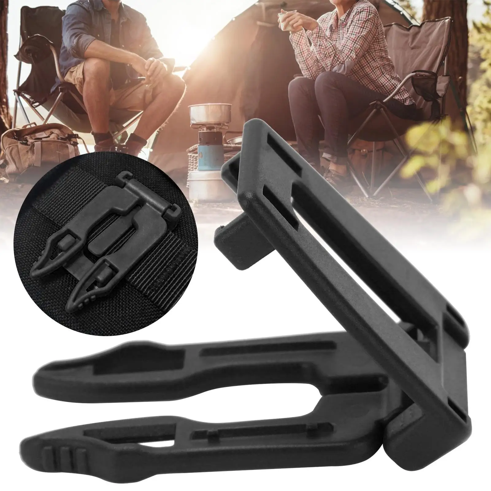 مشابك توصيل حزام متينة لأشرطة حقيبة الظهر ومقاود أطواق الكلاب لالتثبيت آمن وآمن #6