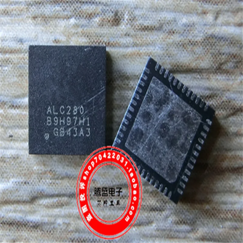 2piece 100% New ALC280 ALC282 ALC283 ALC286 ALC290 ALC293 ALC294 ALC295 ALC296 ALC298 ALC299 QFN Chipset