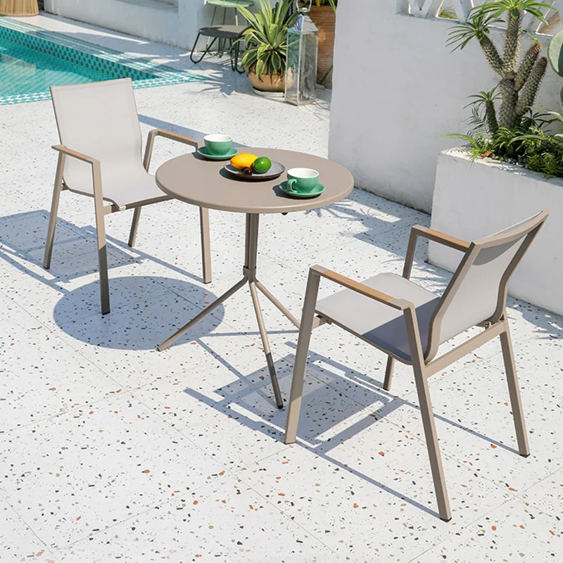 

Outdoor tables and chairs, courtyard, simple café, milk tea shop, outdoor leisure balcony table and chairs, Internet celebrity