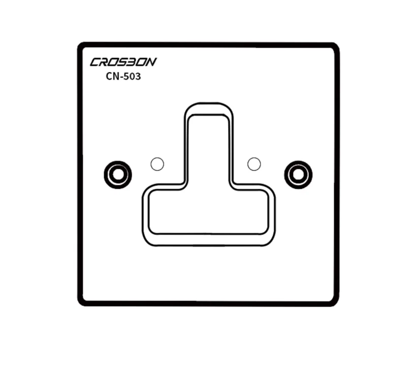 One Set HiFi 13A Auido Outlet Home UK Standard Socket + 86 Type Full Aluminum Panel