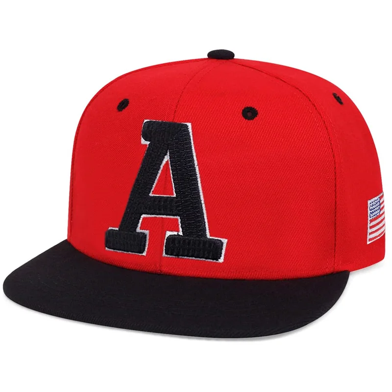 Fashion Men Hip Hop Cap A Letter Embroidery Baseball Caps cotton Snapback Hat Adult adjustment Outdoor Casual Sun Hats