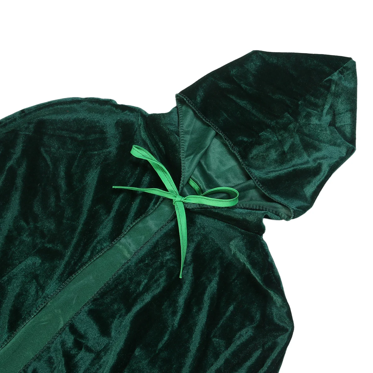 

Witch Cloak Hooded Cape Halloween Cosplay Costume Army Green Comfortable Reusable Party Trick-Or-Treat Festival