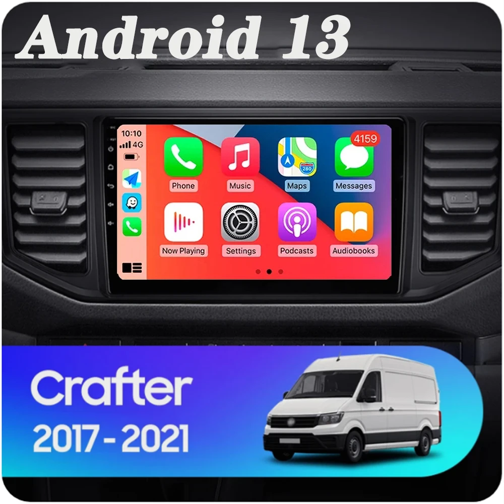 

Android 13 For Volkswagen Crafter 2017 - 2021 Car Radio Multimedia Video Player Navigation GPS Android No 2din 2 din dvd 4G+WIFI