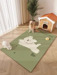 VIKAMA Pet Urine Mat Reusable Diatomic-Mud Carpet Super Absorbent Non-Slip Pet Feeding Placemat Home Entryway Door Mat