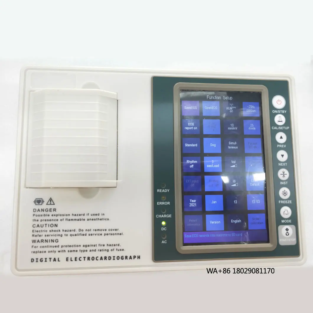 

Animal Machine 3 Channels 12 Lead Vet Electrocardiogram Best Quality Veterinary Equipment