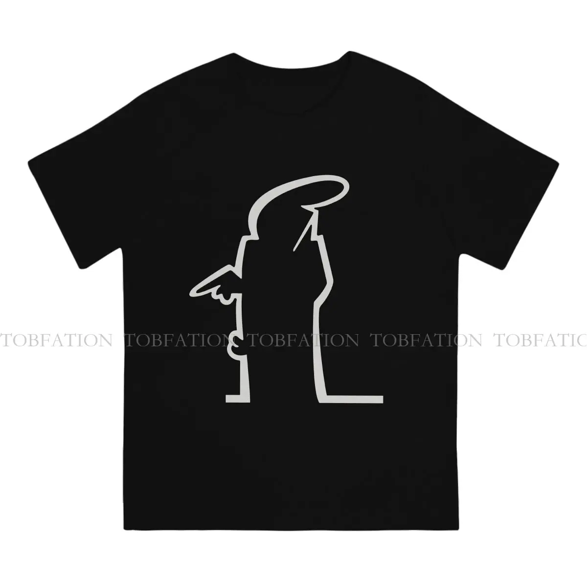 This Way La Line Lineman Art Men T Shirt Cotton Gothic O-Neck Tee Shirt Harajuku Short Sleeve