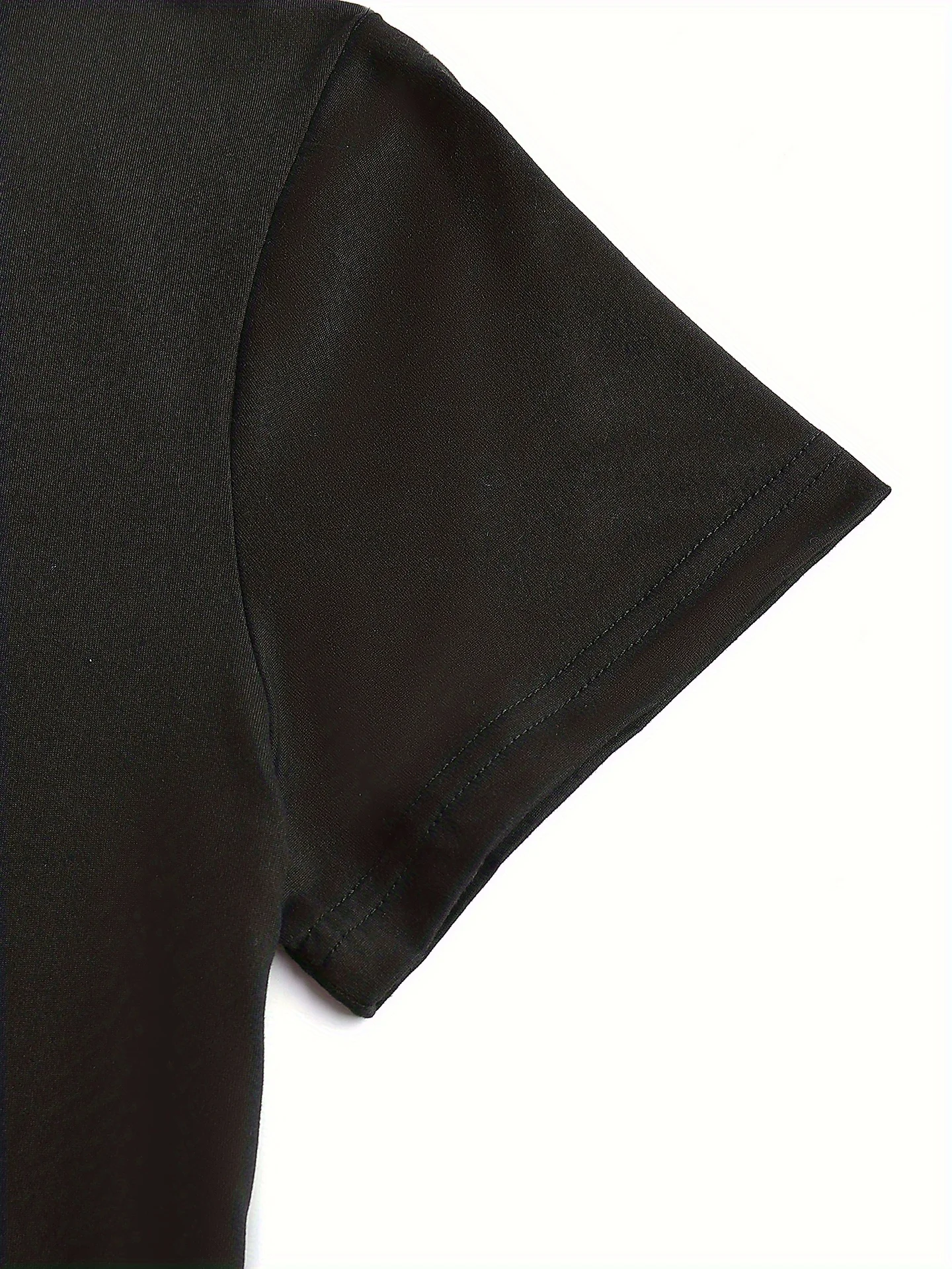 T-shirt à manches courtes avec image de poulet drôle pour femme – Haut décontracté noir à col rond avec imprimé coq de dessin animé, extensible moyen