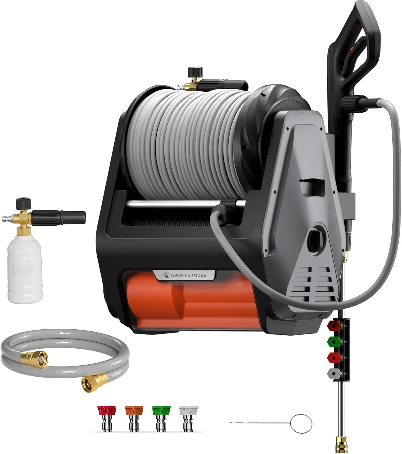 Hoses Pro Pressure Dark Silver Washer 100FT