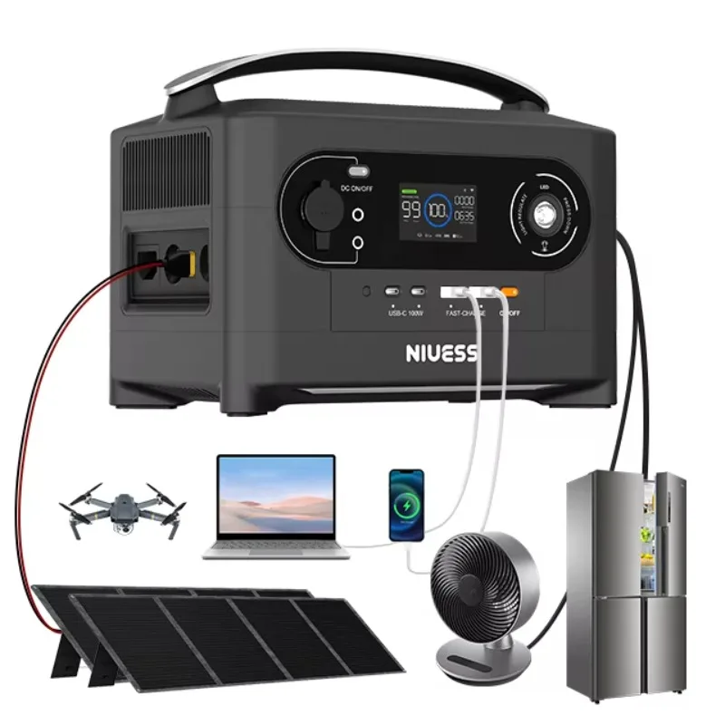 

【Hot】110V 220V Lithium Ion Battery Off Grid Portable Solar Generator 1000W 1500W 2000W 5000W Portable Power Station